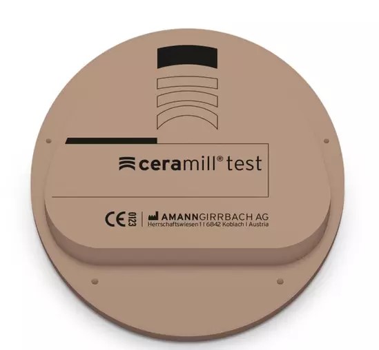 CERAMILL TEST BLANK ROUND