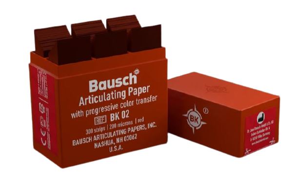  ARTICULATING PAPER STRIPS RED 200UM/300
