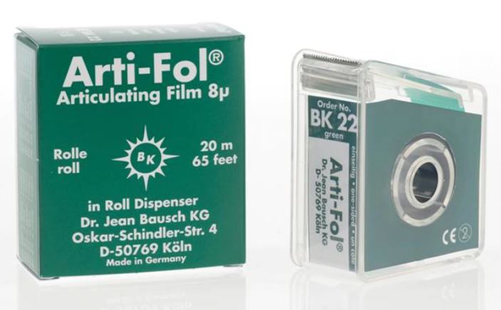 ARTIFOL GREEN 1 SIDED 8UM 22MM WIDE /20M