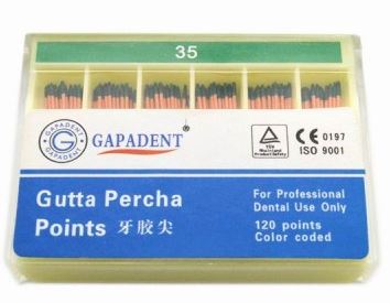 GUTTA PERCHA POINTS .04 TAPER 35 BOX/60