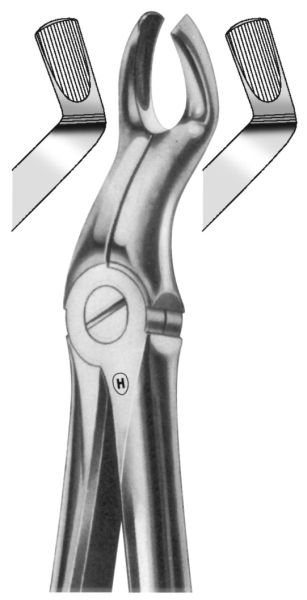 EXTRACTION FORCEPS UPPER THIRD MOLAR 67