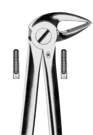 EXTRACTION FORCEPS LOWER ROOTS FIG 33A