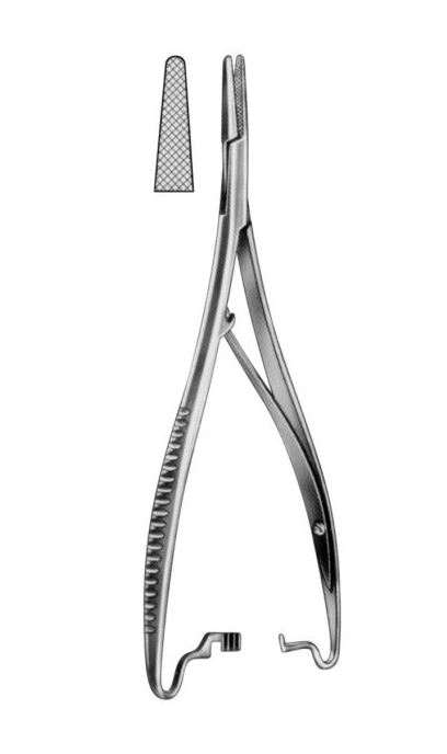 NEEDLE HOLDER MATHIEU W RATCHET 140MM