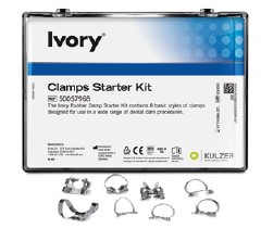  IVORY RUBBER DAM CLAMP STARTER KIT