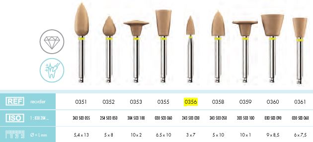 UNICUS DIAMOND POLISHER SMALL POINT PKT 12