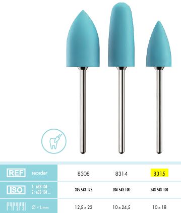 ACRYLIC POLISHER DK BLUE POINT COARSE /6