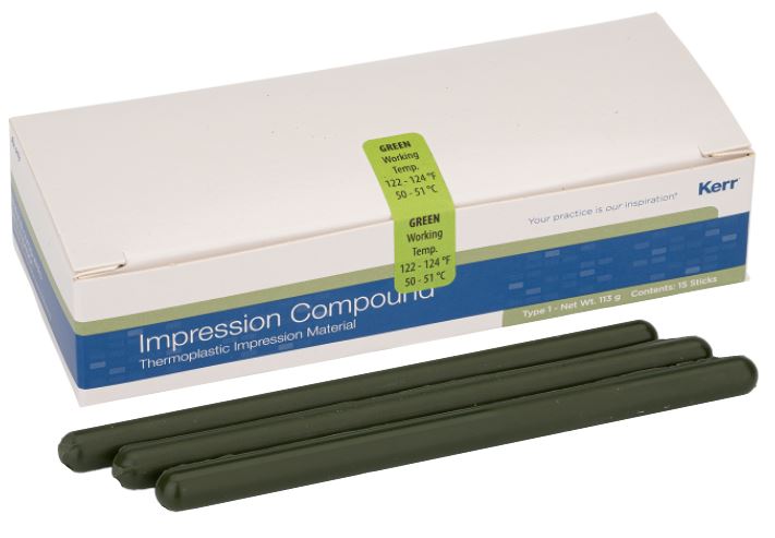 KERR IMPRESSION COMPOUND STICK GREEN/15