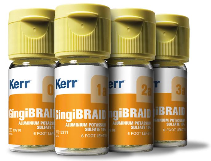 GINGIBRAID CORD ALUM POT SULPH YELLOW 2A