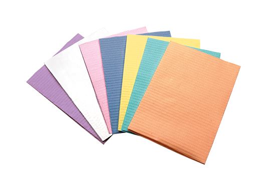 BIB GREEN PAPER PLASTIC BACK 45X32CM/500