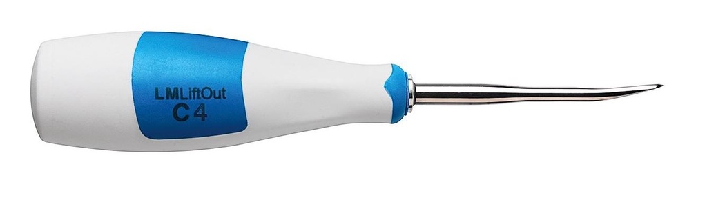 LIFTOUT C4 LUXATING INST CURV 4MM W CASSETTE