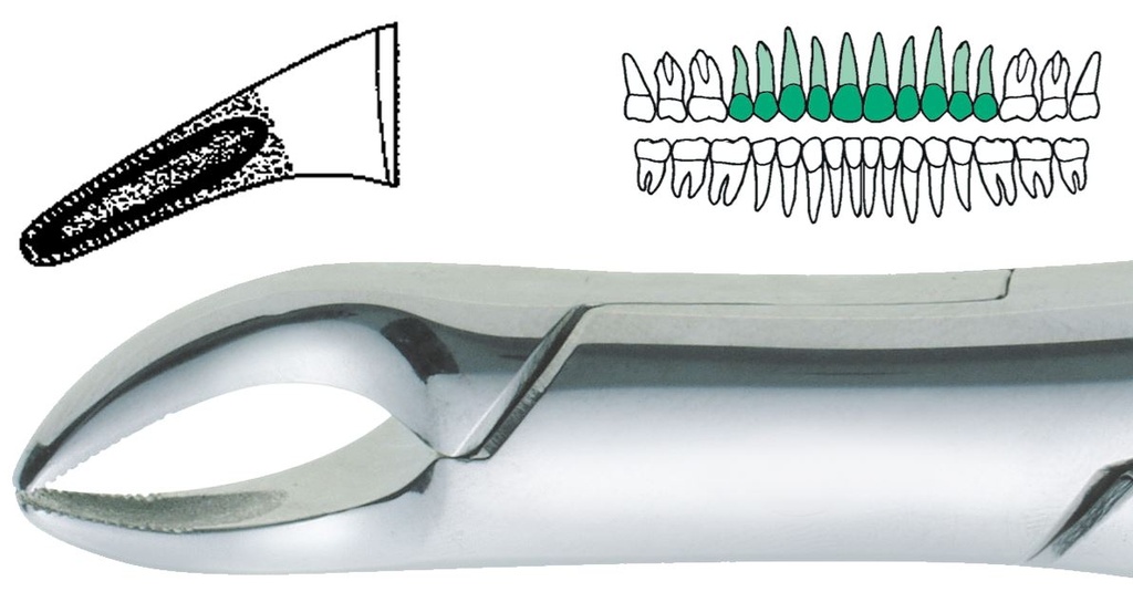 EXTRACTION FORCEPS TC 150