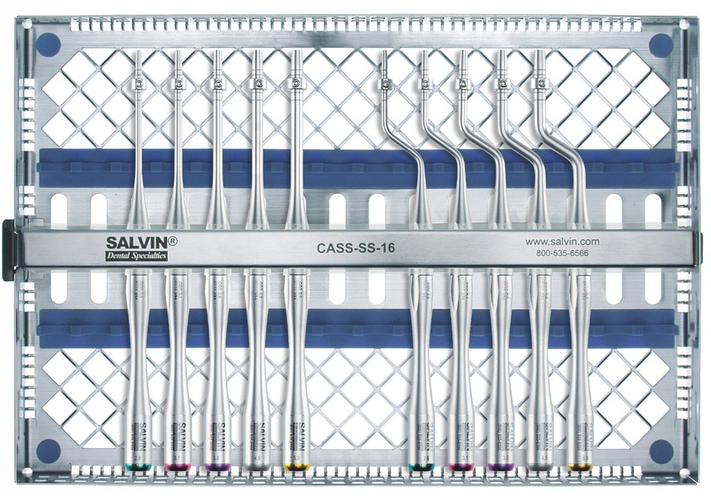 OFFSET & STRAIGHT SINUS OSTEOTOMES W/CASSETTE