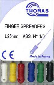 FINGER SPREADERS 25MM ASST 1-6 /6