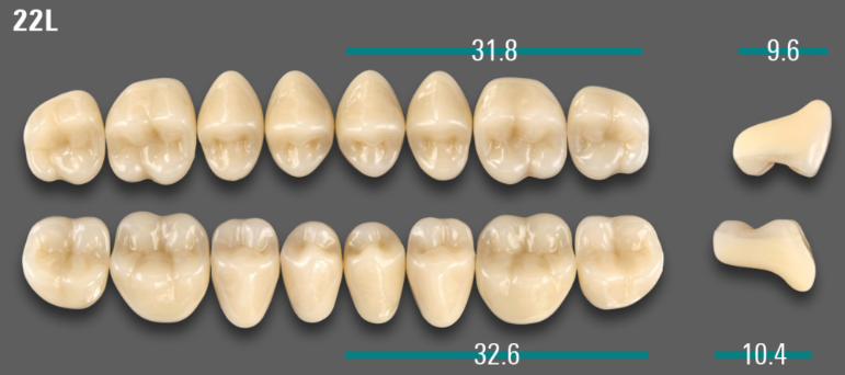 VITA VIONIC VIGO Posterior, A3.5, 22L OK