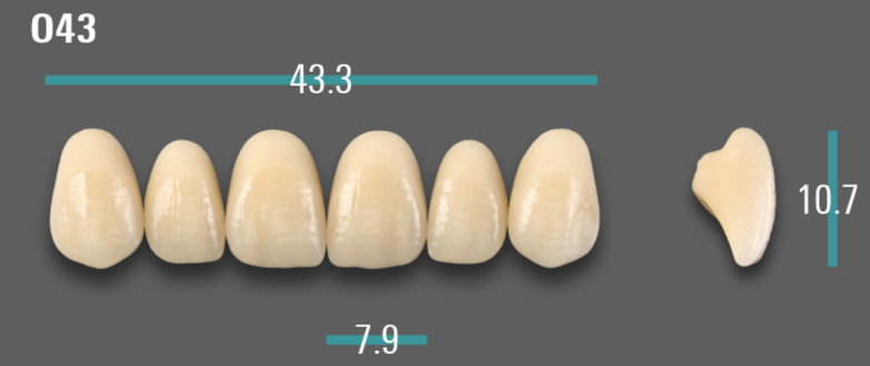 VITA VIONIC VIGO Anterior, A3, O43