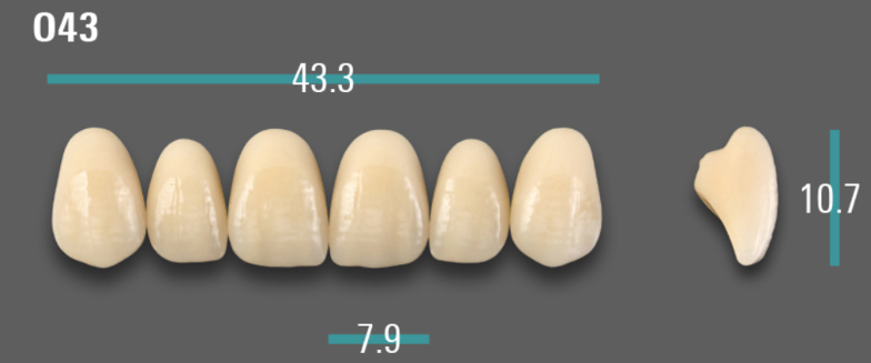 VITA VIONIC VIGO Anterior, D3, O43