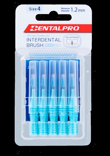 [DEN4M] ID Brush 4 M 1.2mm Blue DentalPro