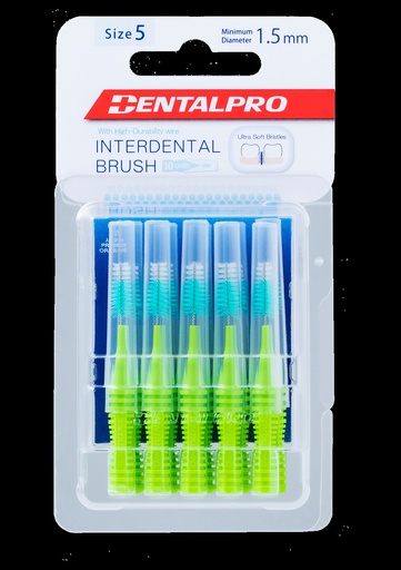 [DEN5L] ID Brush 5 L 1.5mm Green DentalPro