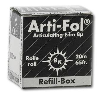 [BABK1024]  ARTIFOL BLACK 2 SIDED 8UM 22MM REFILL/20M