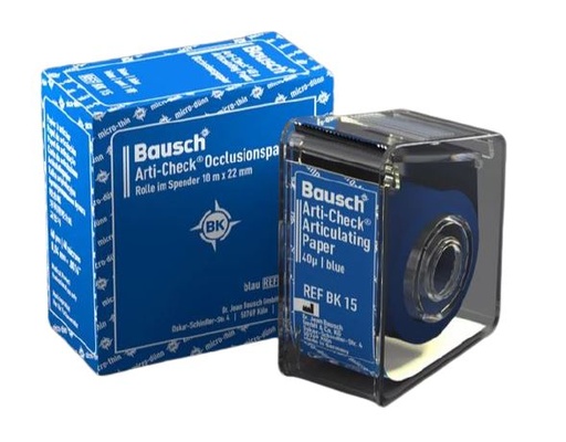 [BABK15] ARTICULATING PAPER ROLL BLUE 40UM /10M