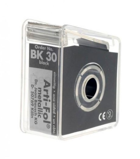 [BABK30] ARTIFOL BLACK SHIMSTOCK 12UM WIDE /20M