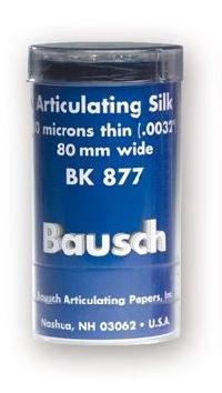 [BABK877]  ARTICULATING SILK BLUE 80MM WIDE ROLL/3M