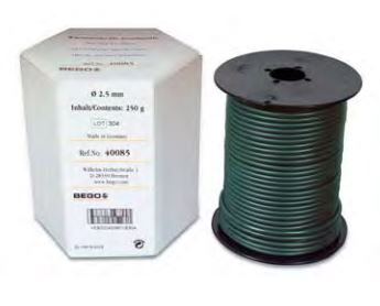 [BE40086] WAX WIRE SPRUE 3MM ROLL/250G