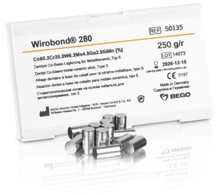 [BE50135] WIROBOND 280 NON PRECIOUS ALLOY 250GM