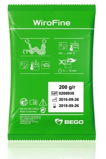 [BE54348] WIROFINE PARTIAL DENTURE INVESTMENT 6KG