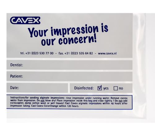 [CAHT025] CAVEX IMPRESSION PLASTIC SHIPPING BAGS /50