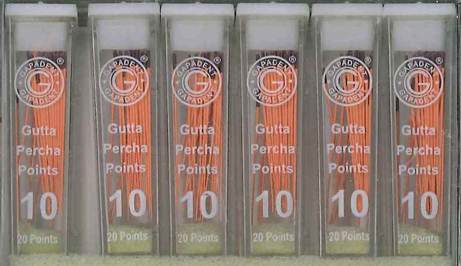 [GAGPV10] GUTTA PERCHA POINTS CC 10 VIAL/20