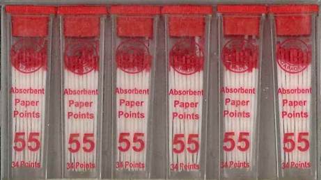 [GAPPV55] PAPER POINTS CC 55 VIAL/34
