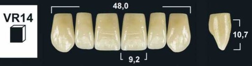 [GBVR14-A35U] VR14 A35 UPPER ANTERIOR TRIBOS TEETH