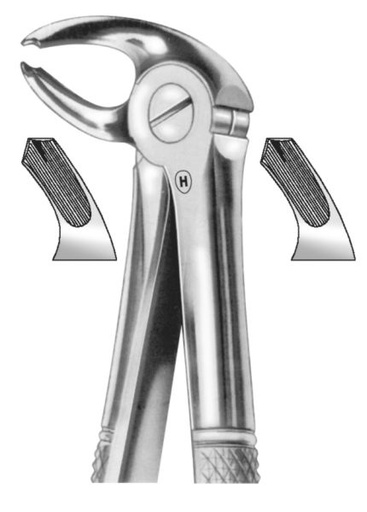 [HMHSA05824] EXTRACTION FORCEPS LOWER MOLAR LEFT 24