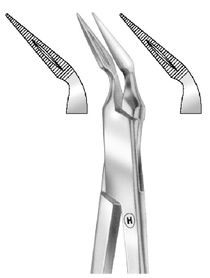[HMHSA51355] GOLDFINCH 45 BONE FRAGMENT FORCEPS 140MM