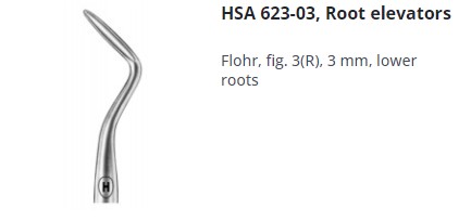[HMHSA62303] ROOT ELEVATOR RIGHT FLOHR 3