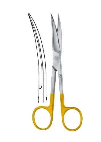 [HMHSB31514] SCISSORS STANDARD CURVED TC 145MM