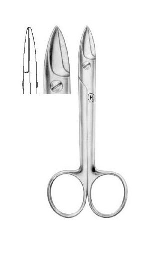 [HMHSB64810] CROWN BEEBEE SCISSORS STRAIGHT 100MM