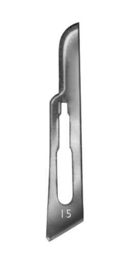 [HMHSB81815] SCALPEL BLADES SS NO.15 STERILE /100