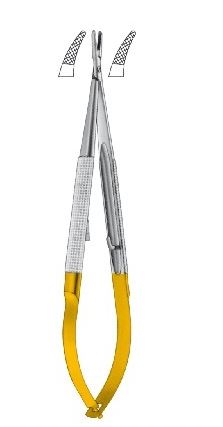 [HMHSD33114] NEEDLE HOLDER MICRO TC RATCHET CRV 140MM