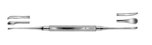 [HMHSK04518] SURGICAL CURETTE RASP MEAD 180MM