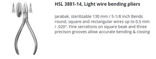 [HMHSL388114] PLIERS JARABAK 130MM