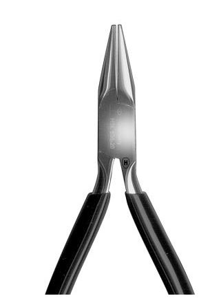 [HMHSL53620] PLIERS FLAT NOSE BLACK HANDLE