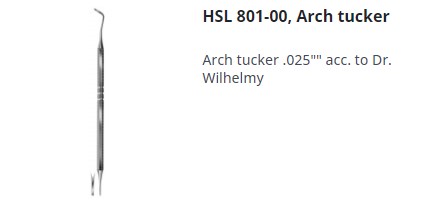 [HMHSL80100] LIGATURE ARCH TUCKER INSTRUMENT 155MM