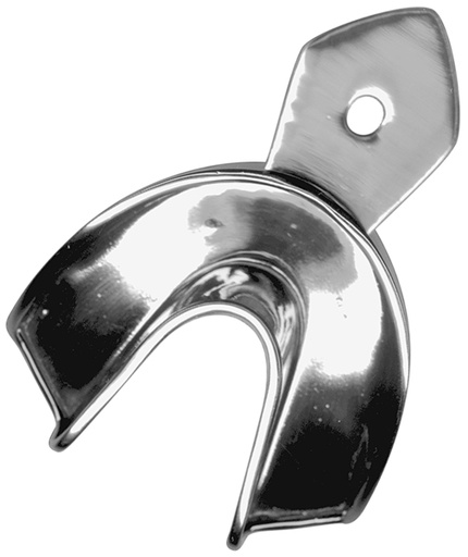 [HMHWL31404] IMPRESSION TRAY SOLID DENTATE LOW SMALL