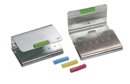 [HMHWM05017] METAL 17 BUR HOLDER BLOCK STAND