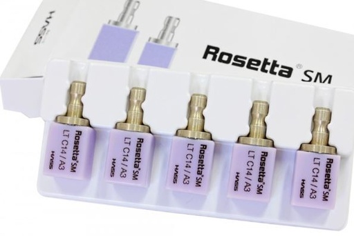 [HSRSMLTC14A2] ROSETTA SM SHADE A2 LT C14 14MM BLOCK/5