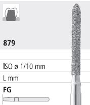[ITB11F] INTENSIV DIAMOND BUR B11 FINE (879-011) FG/6