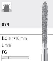 [ITB12F] INTENSIV DIAMOND BUR B12 X-FINE (879-011) FG/6