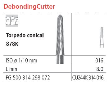 [ITC244016F] INTENSIV CARBIDE DEBONDING TORPEDO (878K-016) FG /6